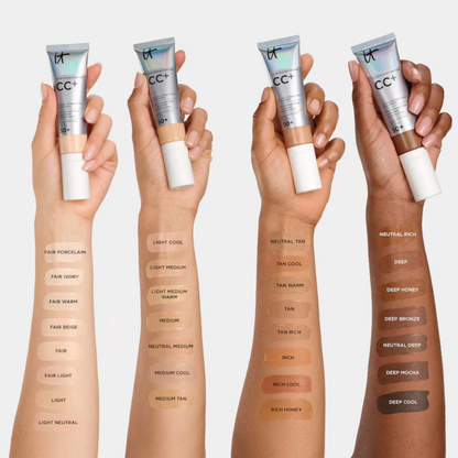 IT Cosmetics CC+ Cream Full Coverage Color Correcting Foundation with SPF 50+