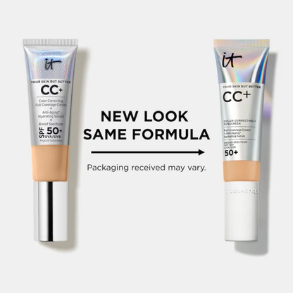 IT Cosmetics CC+ Cream Full Coverage Color Correcting Foundation with SPF 50+
