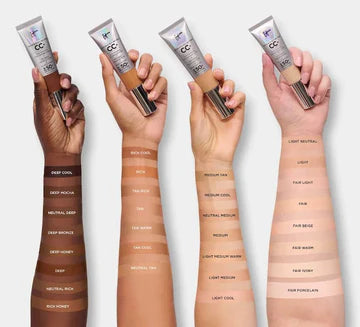 IT Cosmetics CC+ Cream with SPF 50+ – Full Coverage Color Correcting Cream