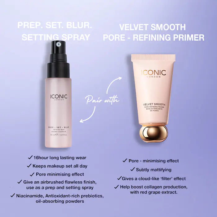 Iconic London Prep-Set-Blur Setting Spray