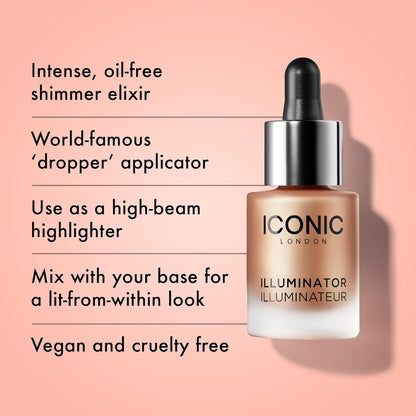 ICONIC LONDON-Illuminator - Liquid Face Highlighter-13.5ml
