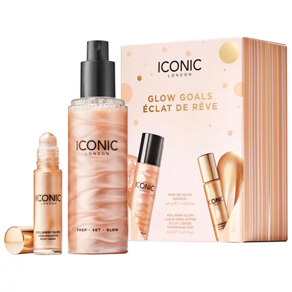 Iconic London -Glow Goals-Setting Spray & Highlighter Set