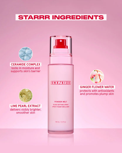 ONE/SIZE Powder Melt Glass Setting Spray – Dewy Glass Skin Makeup Fixer