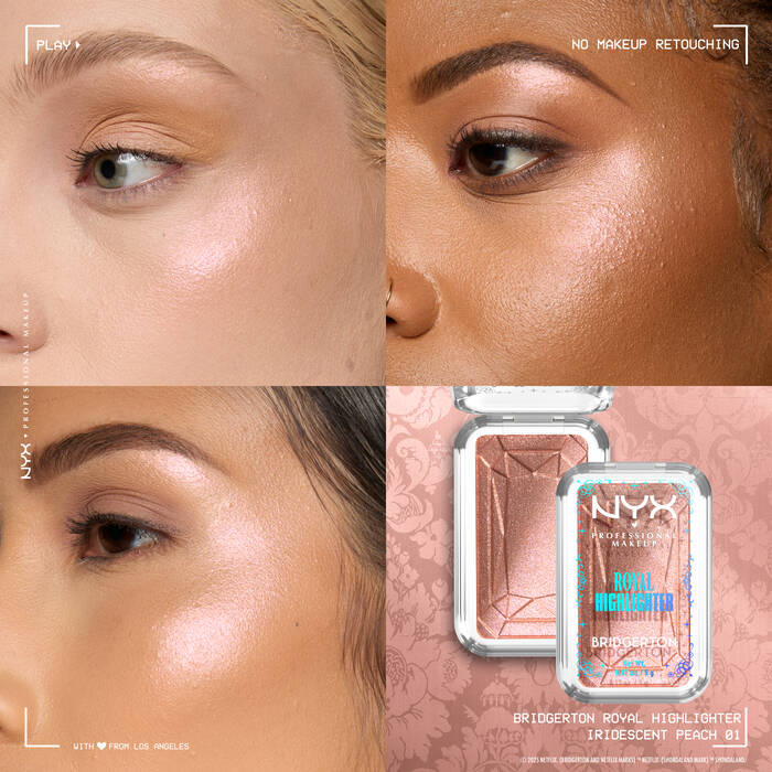 NYX Professional Makeup Bridgerton Royal Highlighters