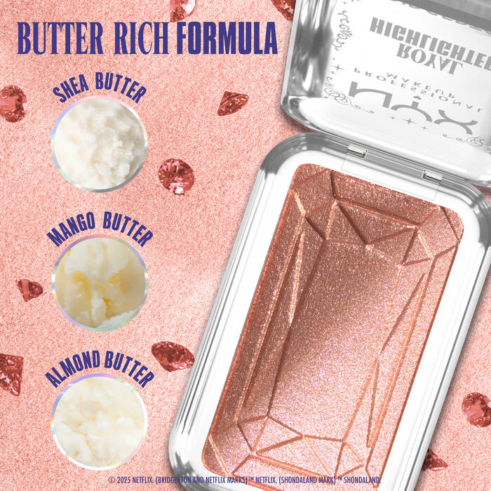 NYX Professional Makeup Bridgerton Royal Highlighters