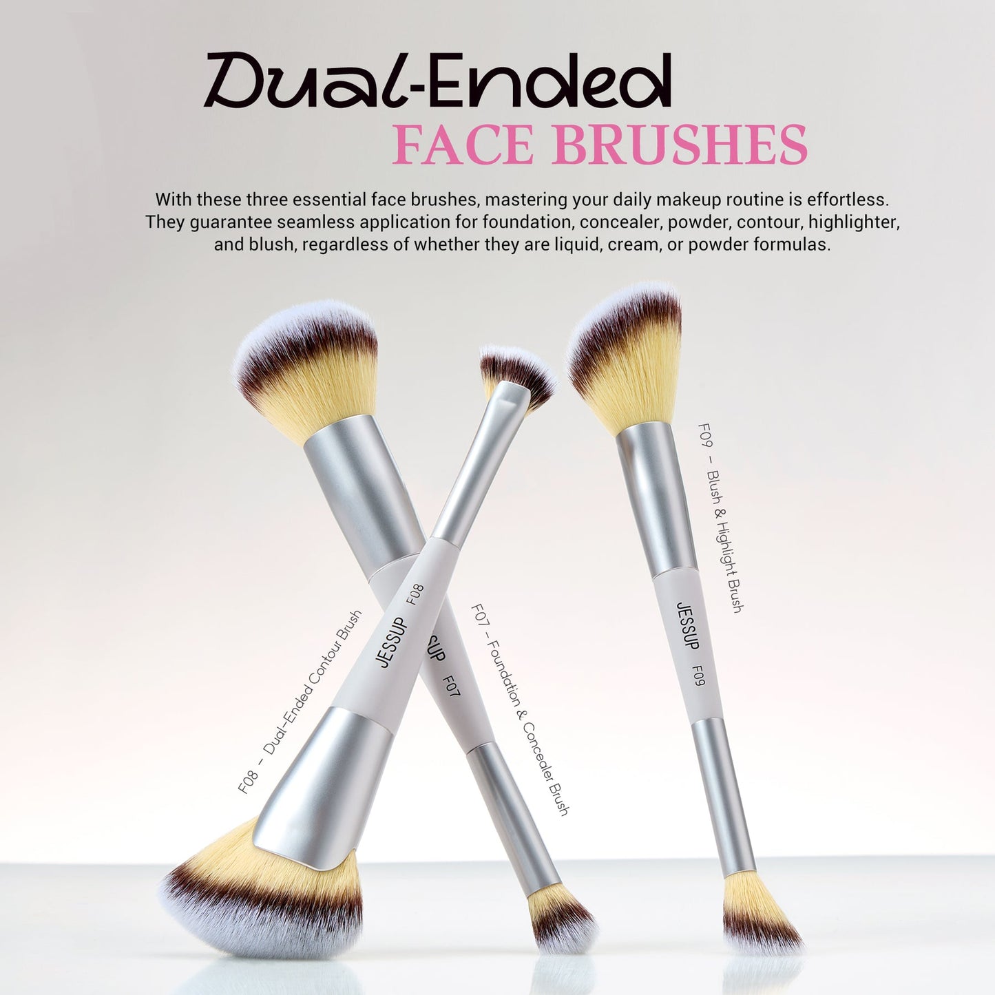 Jessup 14-in-7 Dual-Ended Brush Set