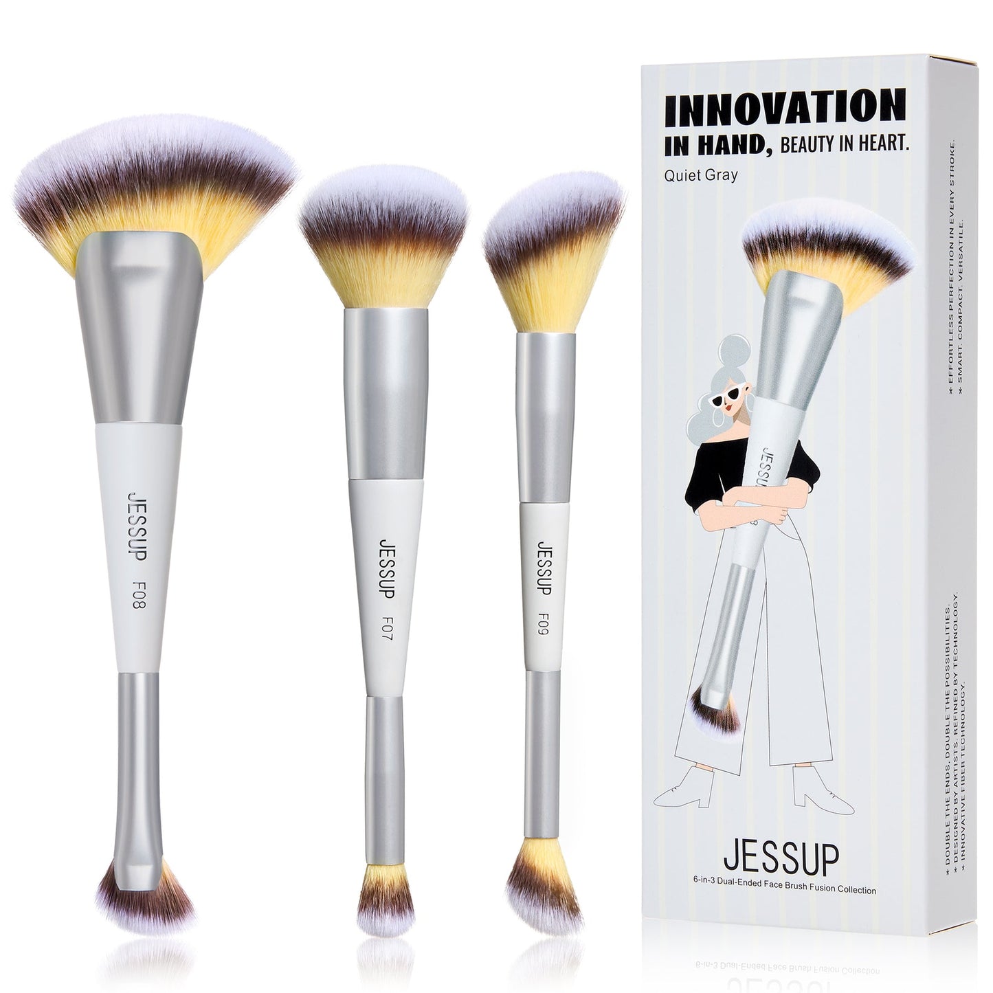 Jessup 14-in-7 Dual-Ended Brush Set