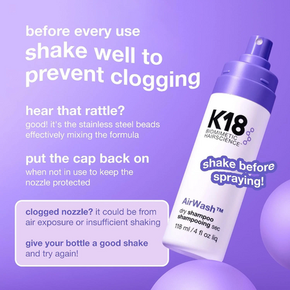 K18 Airwash Dry Shampoo