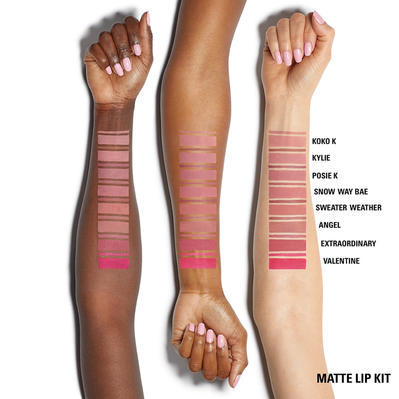 Kylie Cosmetics Matte Lip Kit Full Coverage + Matte Finish