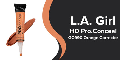 L.A. Gir-l Pro Conceal HD Concealer,0.28 Ounce (Orange Corrector)