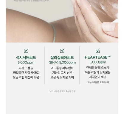 Anua Heartleaf Succinic Moisture Cleansing Foam