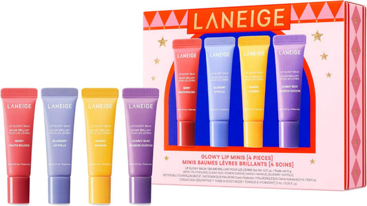 Laneige Glowy Lip Minis Set (4 Pieces)