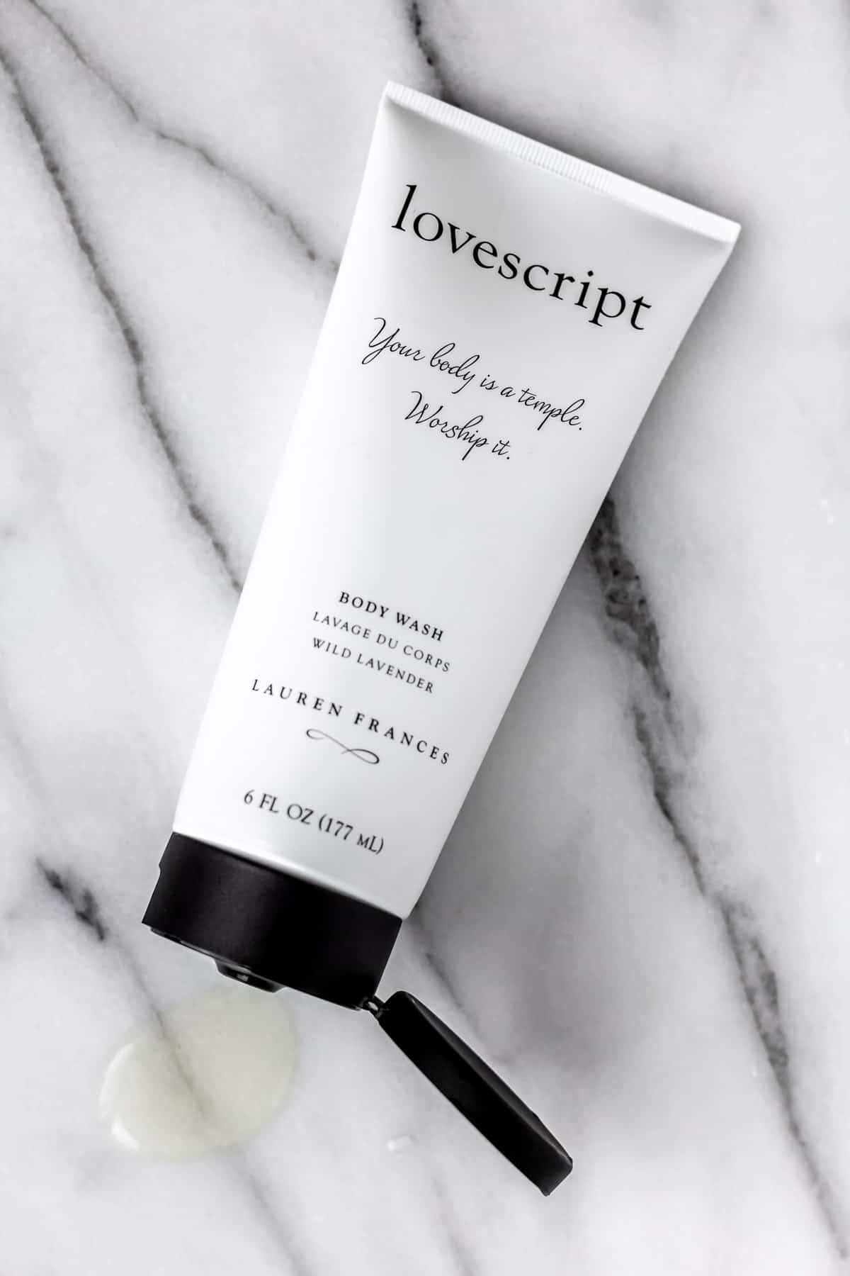 Lovescript | Your Body is a Temple | Body Wash | Wild Lavender