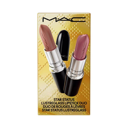MAC-Star Status-Luster Glass-Lipstick DUO Set-Full Size