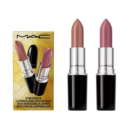 MAC-Star Status-Luster Glass-Lipstick DUO Set-Full Size