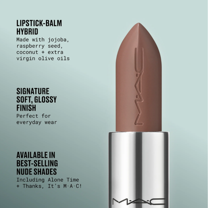 MAC Lustreglass Sheer-Shine Lipstick (Without Box)
