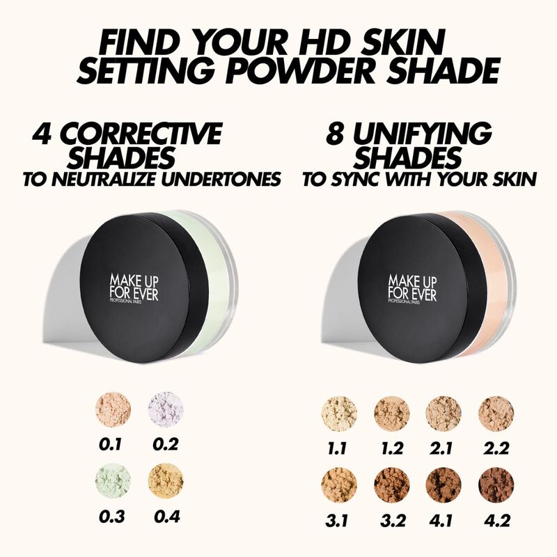MAKE UP FOR EVER HD Skin Setting Powder – Undetectable Loose Setting Powder
