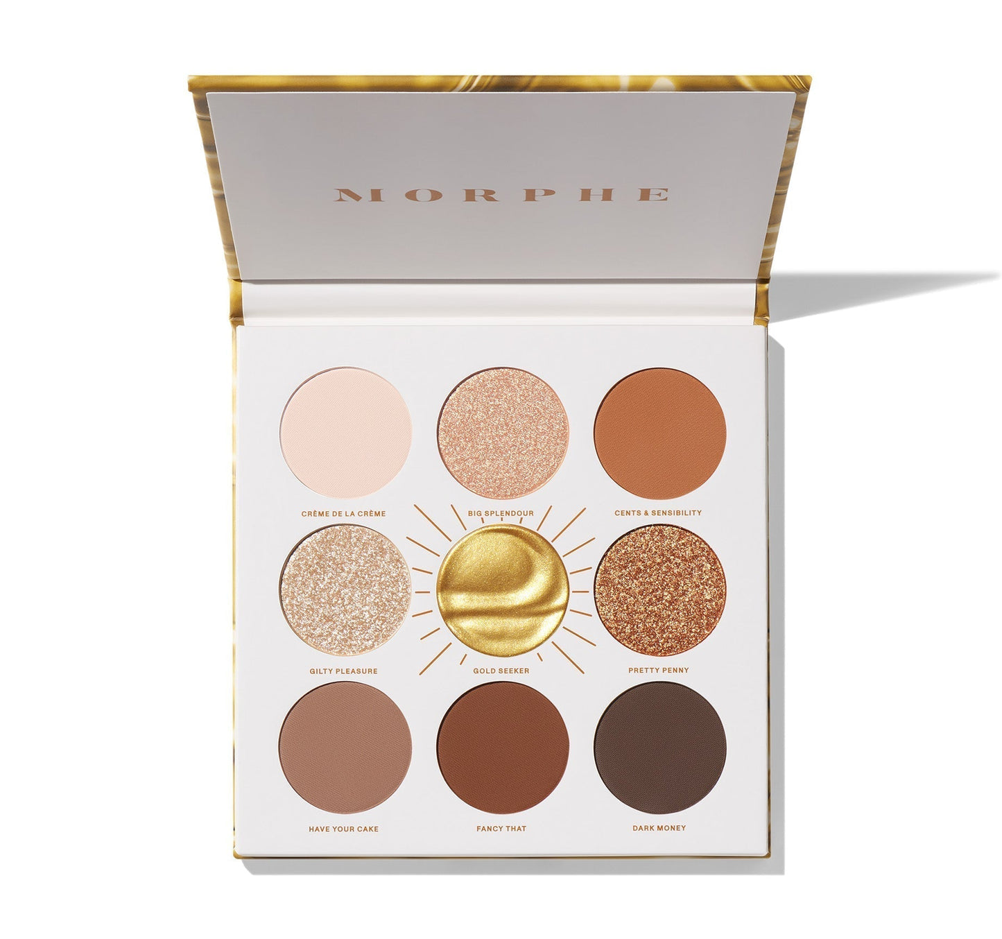 MORPHE Rich & Foiled Artistry Palette – GOLD SEEKER