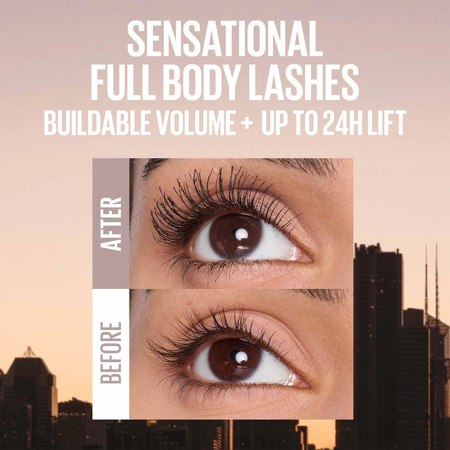 Maybelline Lash Sensational Body Full Volume Lifting Washable Mascara