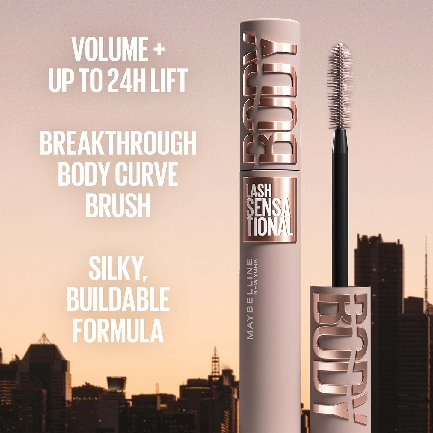Maybelline Lash Sensational Body Full Volume Lifting Washable Mascara