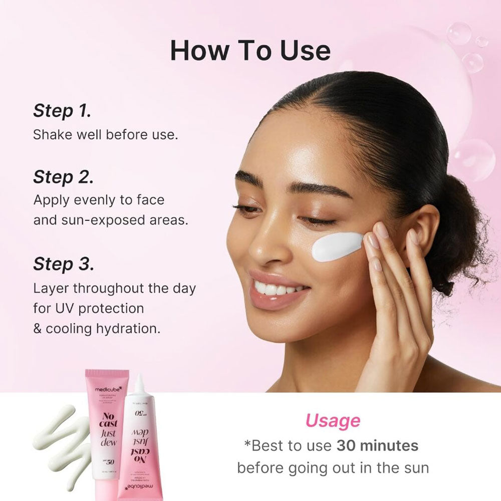 Medicube PDRN Hydrating UV Serum (SPF 50+ PA++++, “No Cast Just Dew”)