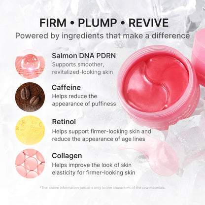 Medicube PDRN Pink Caffeine Collagen Eye Patch