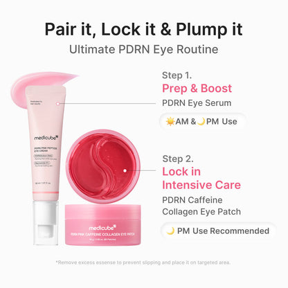Medicube PDRN Pink Caffeine Collagen Eye Patch