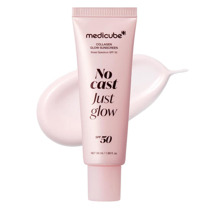 Medicube Collagen Glow Sunscreen SPF 50+ PA++++ “No Cast, Just Glow”