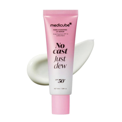 Medicube PDRN Hydrating UV Serum (SPF 50+ PA++++, “No Cast Just Dew”)