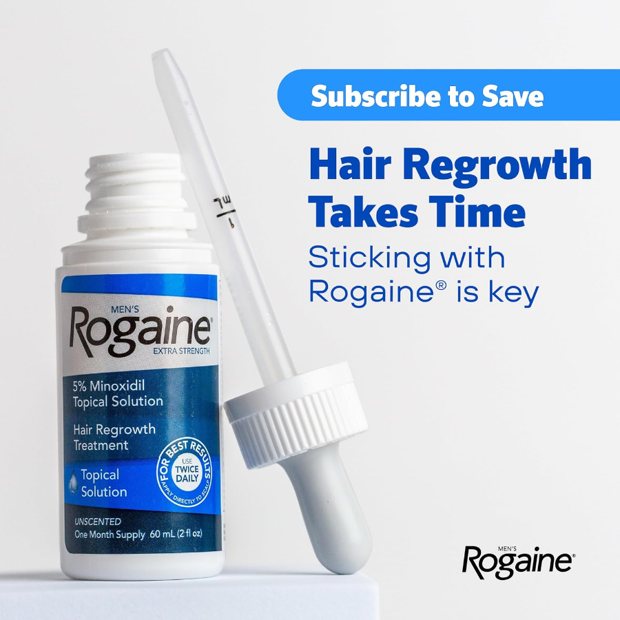 Men's Rogaine Extra Strength 5% Minoxidil Topical Solution