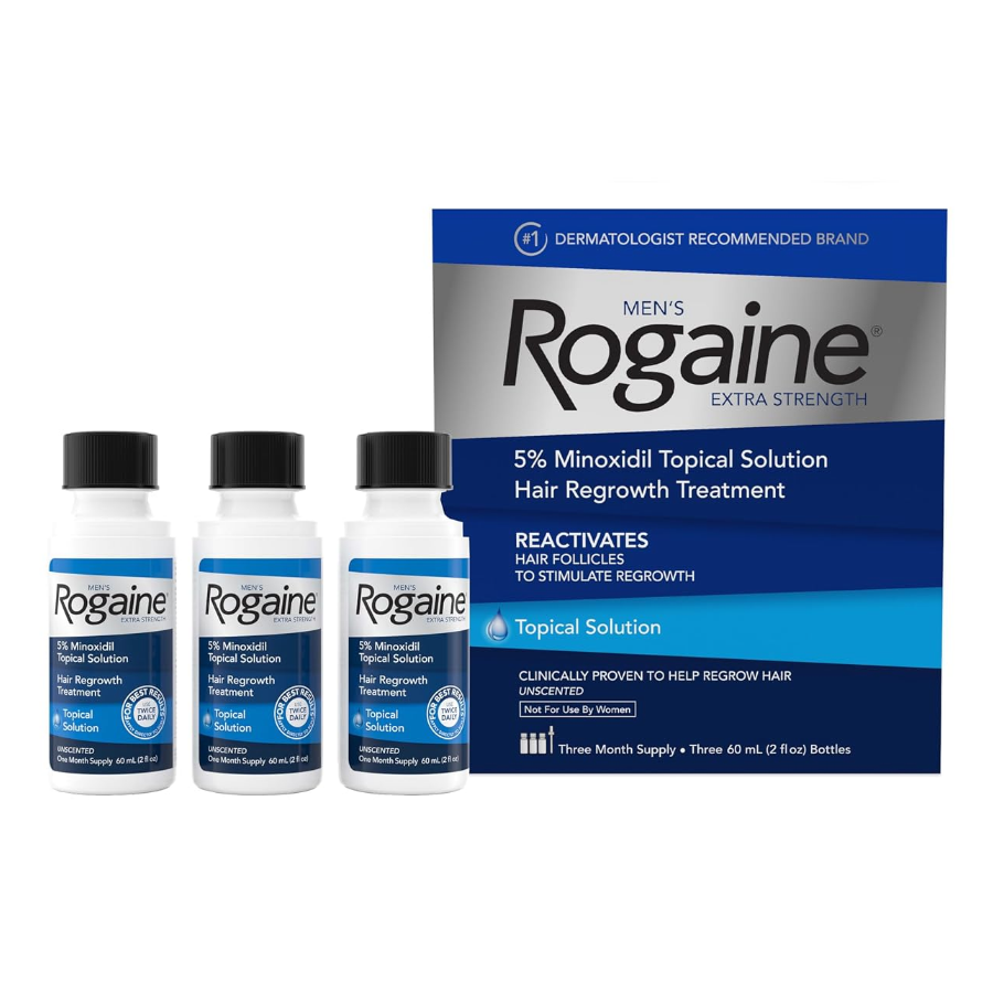 Men's Rogaine Extra Strength 5% Minoxidil Topical Solution