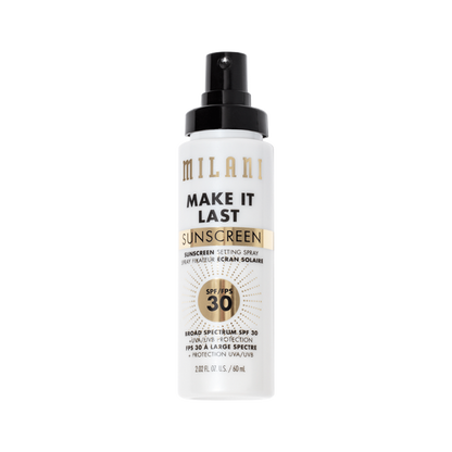 Milani Cosmetics Make It Last Sunscreen Setting Spray SPF 30
