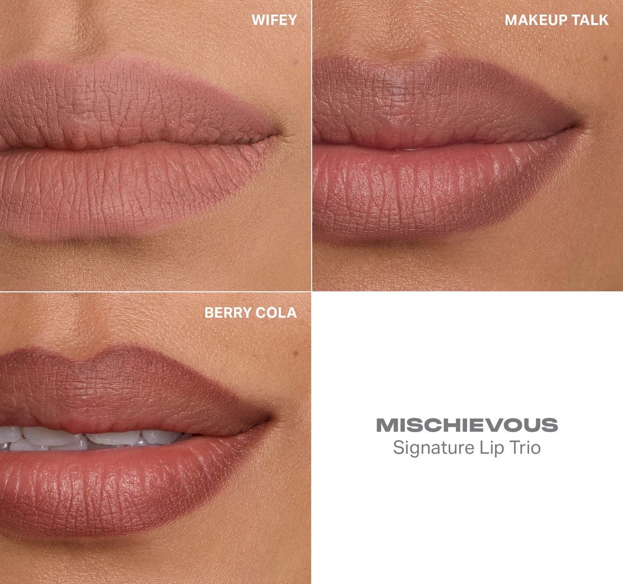 Morphe Mischievous Signature Lip Pencil Trio