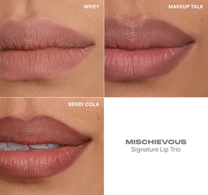 Morphe Mischievous Signature Lip Pencil Trio