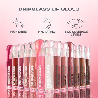 Morphe-Dripglass Glazed High Shine Lip Gloss-Glazed Pink Mirror