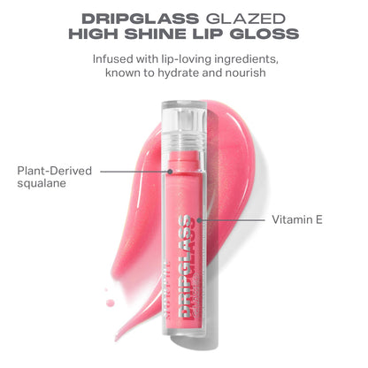 Morphe-Dripglass Glazed High Shine Lip Gloss-Glazed Pink Mirror