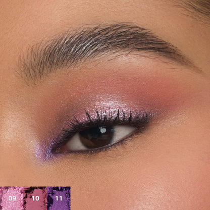 Morphe ChromaPlus 12-Pan Eyeshadow Palette – Electric Currant