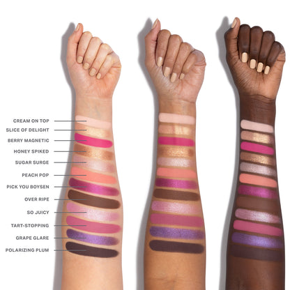 Morphe ChromaPlus 12-Pan Eyeshadow Palette – Electric Currant