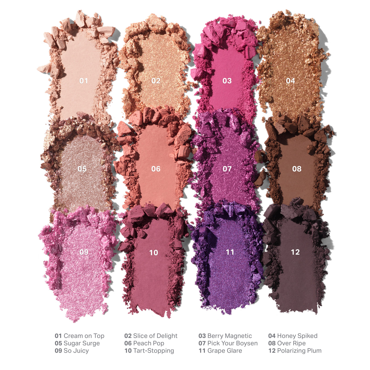 Morphe ChromaPlus 12-Pan Eyeshadow Palette – Electric Currant