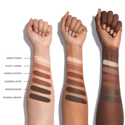 Morphe ChromaPlus 6-Pan Eyeshadow Palette – Tailored Nudes