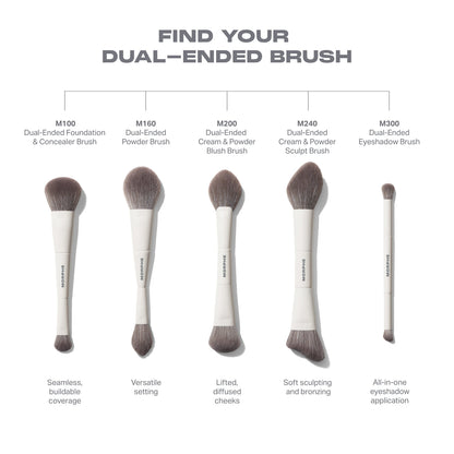 Morphe M100 Dual-Ended Foundation & Concealer Brush
