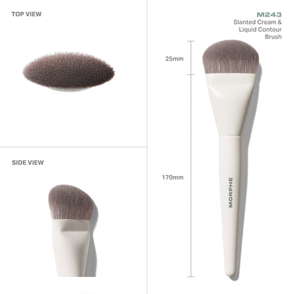 Morphe M243 Slanted Cream & Liquid Contour Brush