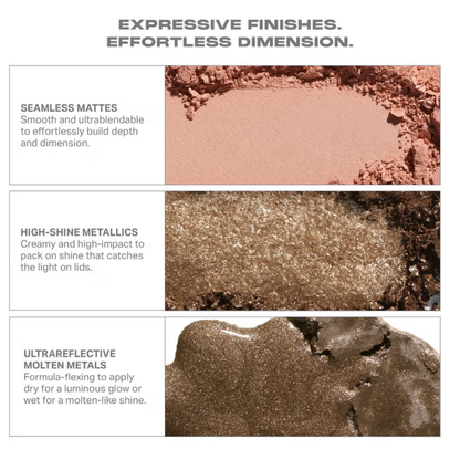 Morphe Dazzling Metallics Eyeshadow Trio