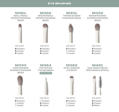 Morphe Ready, Set, Pro 16-Piece Face & Eye Brush Set