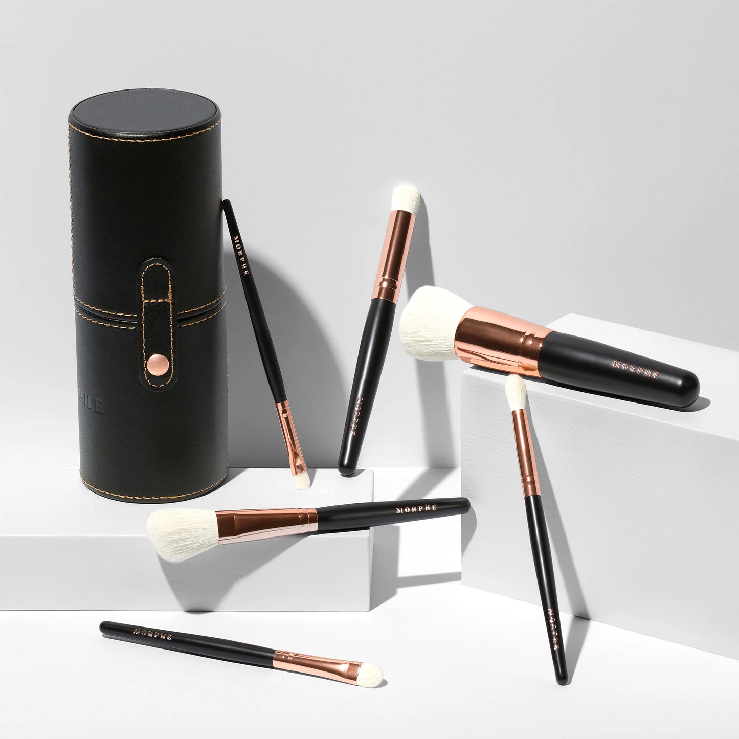 MORPHE-Rosé Away 6-Piece Face & Eye Travel Brush Set