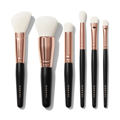 MORPHE-Rosé Away 6-Piece Face & Eye Travel Brush Set