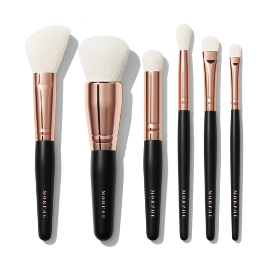 MORPHE-Rosé Away 6-Piece Face & Eye Travel Brush Set