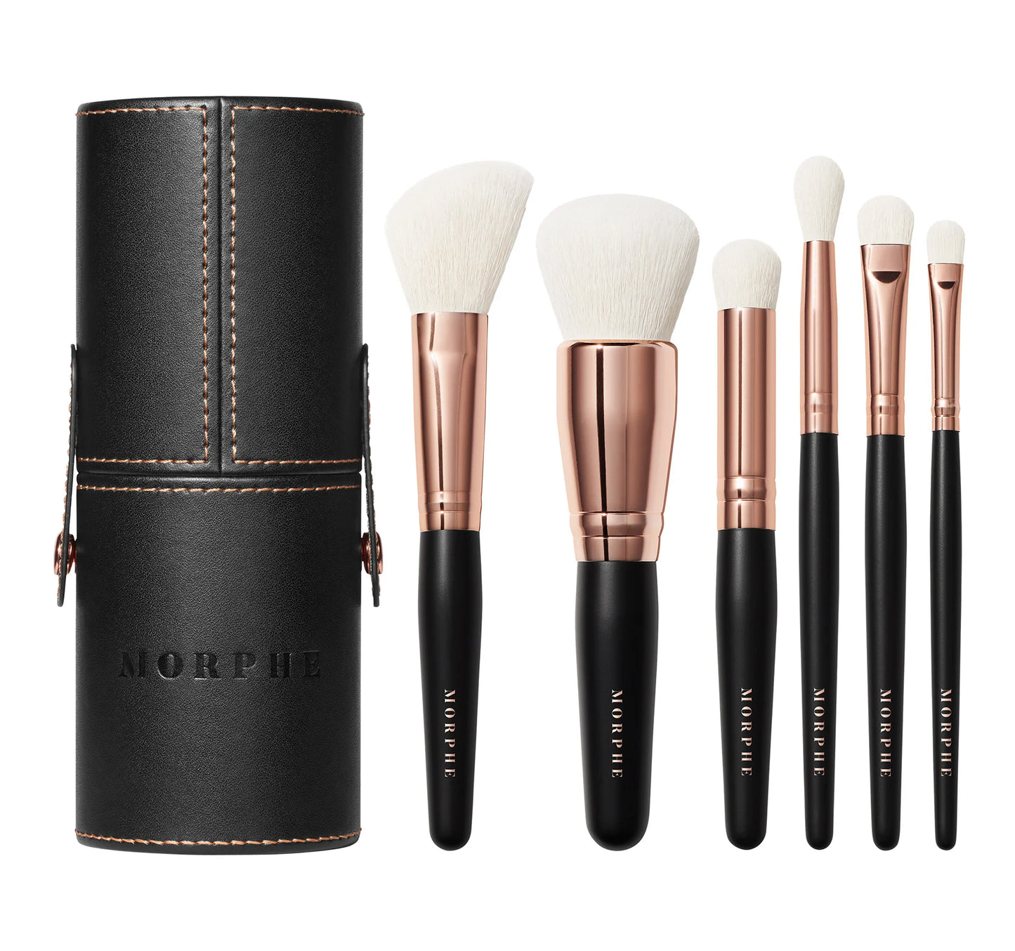 MORPHE-Rosé Away 6-Piece Face & Eye Travel Brush Set