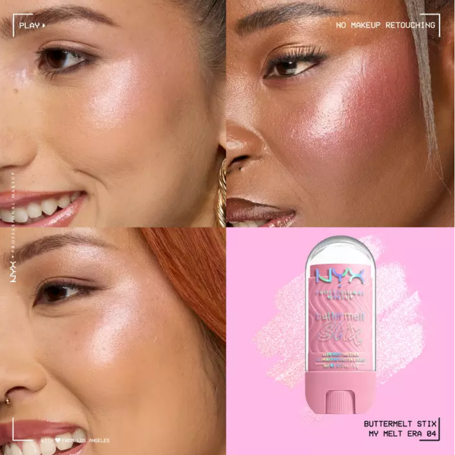 NYX Professional Makeup Buttermelt Glow Boosting Highlighter Stix