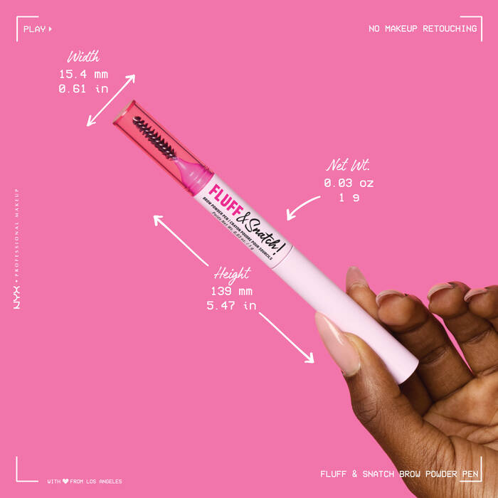 NYX Professional-Fluff & Snatch! Brow Powder Pen